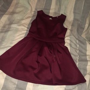 Maroon Dress